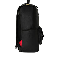 SLEEK BLACK EMBLEM BACKPACK