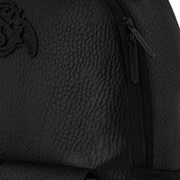 SLEEK BLACK EMBLEM BACKPACK