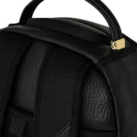 SLEEK BLACK EMBLEM BACKPACK