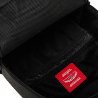 SLEEK BLACK EMBLEM BACKPACK