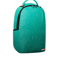 TURQUOISE DOODLE EMBOSS BACKPACK