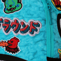 EMBELLISHED FLEECE MONSTER BACKPACK