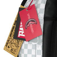 MARVEL WAKANDA FOREVER WHITE CHECK BACKPACK