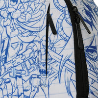 BLUE INK DOODLE BACKPACK