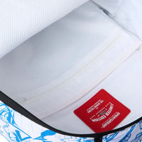 BLUE INK DOODLE BACKPACK