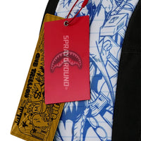 BLUE INK DOODLE BACKPACK