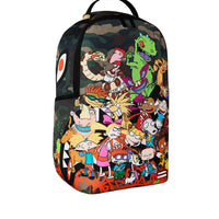 90'S NICK CAMO WITH GRAFFITI BACKPACK