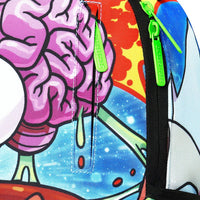 RICK AND MORTY SPLIT RICK HEAD GUTS BACKPACK
