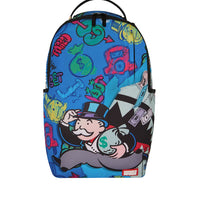 MONOPOLY BLUE TEAR THROUGH BACKPACK