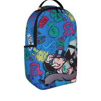 MONOPOLY BLUE TEAR THROUGH BACKPACK
