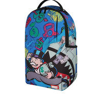 MONOPOLY BLUE TEAR THROUGH BACKPACK