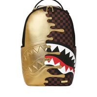 SHARKS IN PARIS GOLD DRIP BACKPACK