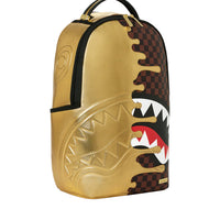 SHARKS IN PARIS GOLD DRIP BACKPACK