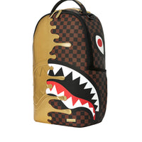 SHARKS IN PARIS GOLD DRIP BACKPACK