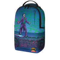 DC JOKER TAGGED UP BATMOBILE BACKPACK