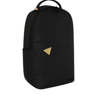 BLACKED OUT EMBOSSED GOLD TOOTH BACKPACK