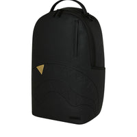 BLACKED OUT EMBOSSED GOLD TOOTH BACKPACK