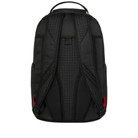 SHARK CENTRAL BLACK NYLON CAMO EMBOSSED SHARK BACKPACK