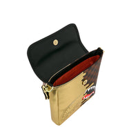 SHARKS IN PARIS GOLD DRIP MESSENGER SLING