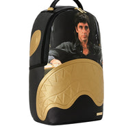 SCARFACE GOLD EMBOSSED BACKPACK