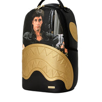 SCARFACE GOLD EMBOSSED BACKPACK