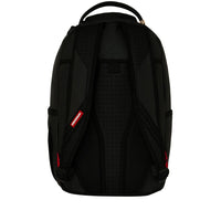SHARK CENTRAL EMBOSSED BLACK NYLON BACKPACK