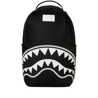 SHARK CENTRAL WHITE STENCIL SHARK BLACK NYLON BACKPACK