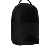 SHARK CENTRAL BLACKED OUT EMBOSSED NYLON BACKPACK