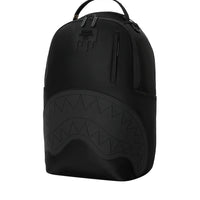 SHARK CENTRAL BLACKED OUT EMBOSSED NYLON BACKPACK