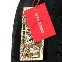 SHARK CENTRAL BLACKED OUT EMBOSSED NYLON BACKPACK