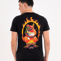 SCRIBBLY DIABLO BURNING REGULAR T-SHIRT