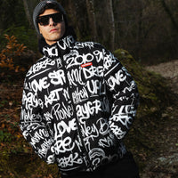 GRAFFITI REFLECTIVE DOUBLE PADDED JACKET