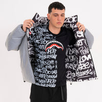 GRAFFITI REFLECTIVE DOUBLE PADDED JACKET