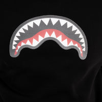 3D SHARK COMFY CREWNECK BLACK