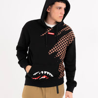 CLAW TEAR CHECK REGULAR HOODIE