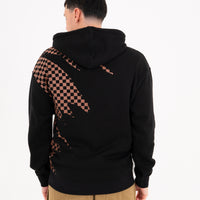 CLAW TEAR CHECK REGULAR HOODIE