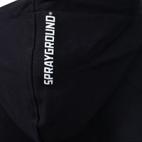 SCRATCHED REGULAR HOODIE BLACK