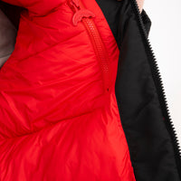 BLACK PUFFER MONOGRAM JACKET