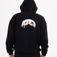 SILVER DRIP SMOOTH PERFECT FULL-ZIP HOODIE