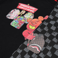 THROW IT TO ME DRIP CHECKERED SPLIT REGULAR CREWNECK