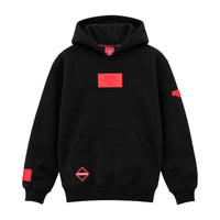 TOUCH OF RED REGULAR HOODIE BLACK