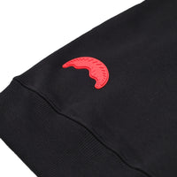 TOUCH OF RED REGULAR HOODIE BLACK