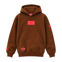 TOUCH OF RED REGULAR HOODIE BROWN
