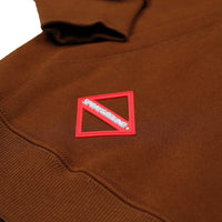 TOUCH OF RED REGULAR HOODIE BROWN