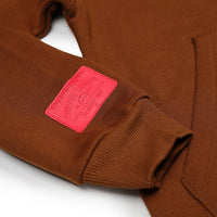 TOUCH OF RED REGULAR HOODIE BROWN