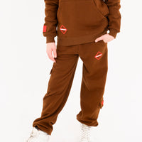 TOUCH OF RED BAGGY PANTS BROWN