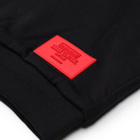 TOUCH OF RED OVER FULL-ZIP HOODIE BLACK