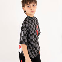 TURN AROUND OVER T-SHIRT WHITE