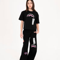 SHARK IN JAPAN PANTS BLACK