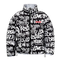 GRAFFITI REFLECTIVE DOUBLE PADDED JACKET